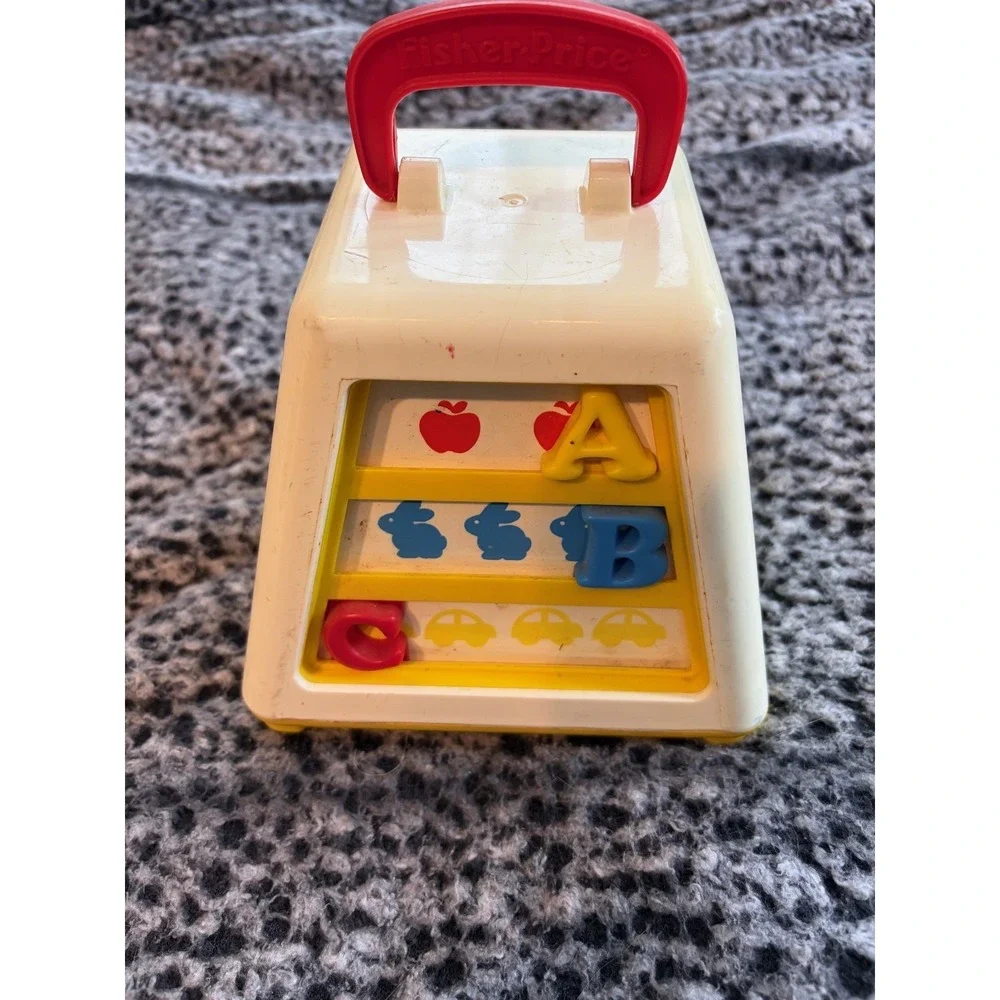 Fisher Price #1021 Vintage 1988 Baby‎ Rotating Turn And Learn Activity Pyramid